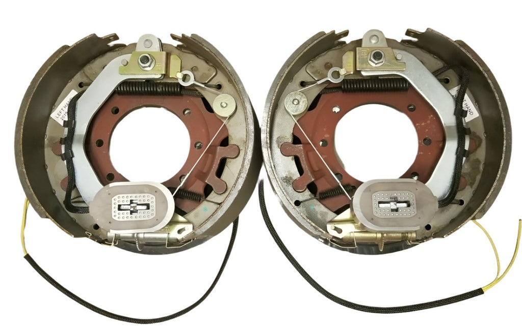 PAIR 12-1/4x4" 10K HD Electric Backing Plate 10000 Trailer Brake For Dexter (bk-10khde-set)