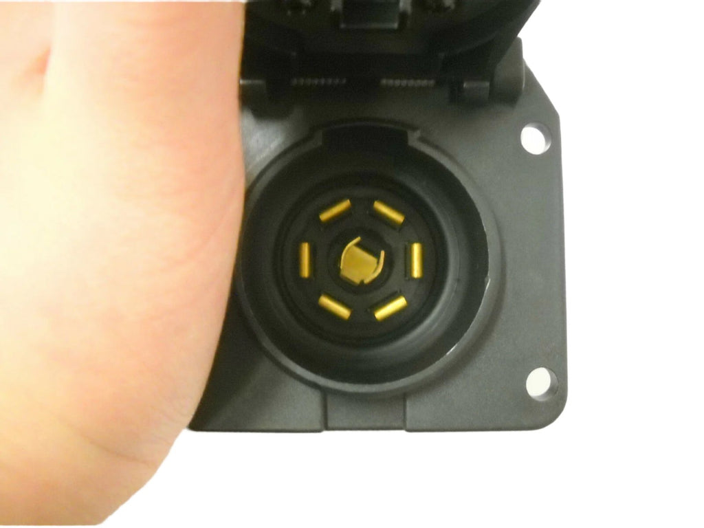 Brophy F7CU 7 Pole-Blade OEM Connector with Red Reflector Cap (F7CU)