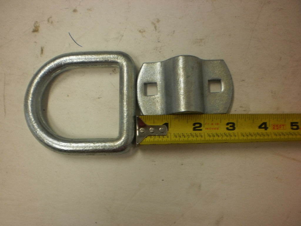 1/2" Lashing Tie down D Rings Zinc 12,000# Tractor Equipment Heavy Duty (LRB1)