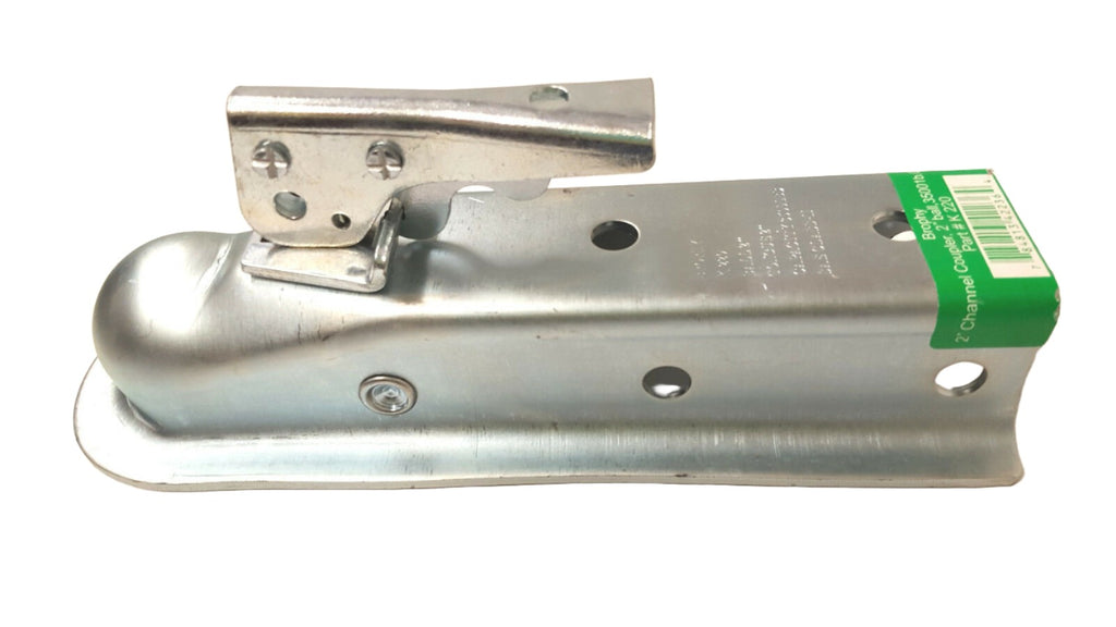 2" Bolt on Channel Tongue Coupler Trailer Coupler Hitch 2" Ball 3500# Rated (K220)
