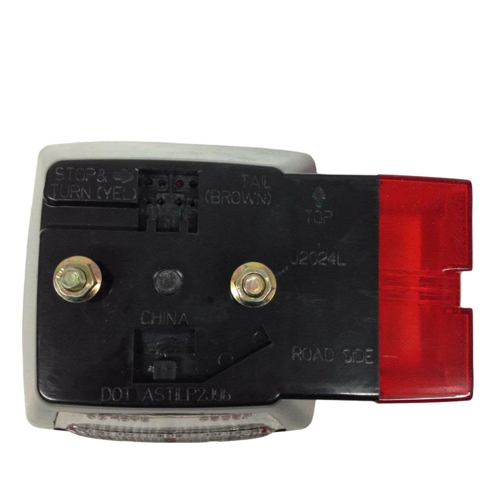 Incandescent Box Light Road Side Over 80" Red Stop Turn Tail Boat RV Camper (J-2034-L)