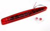 12" Red LED Stop Turn Tail Surface Mount 20 Diode Trailer RV Stealth Kaper II (L03-0057)