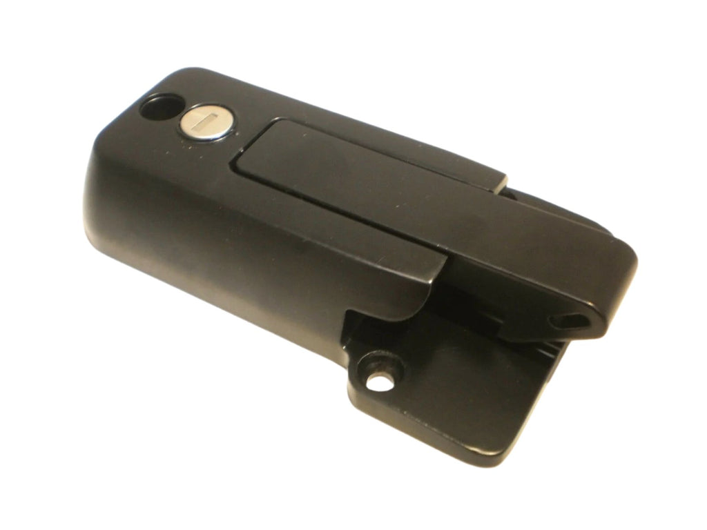 Black Self Latching Cargo Trailer Cambar Door Latch Vise Lock Cam Bar Handle (CBL-B-KIT)