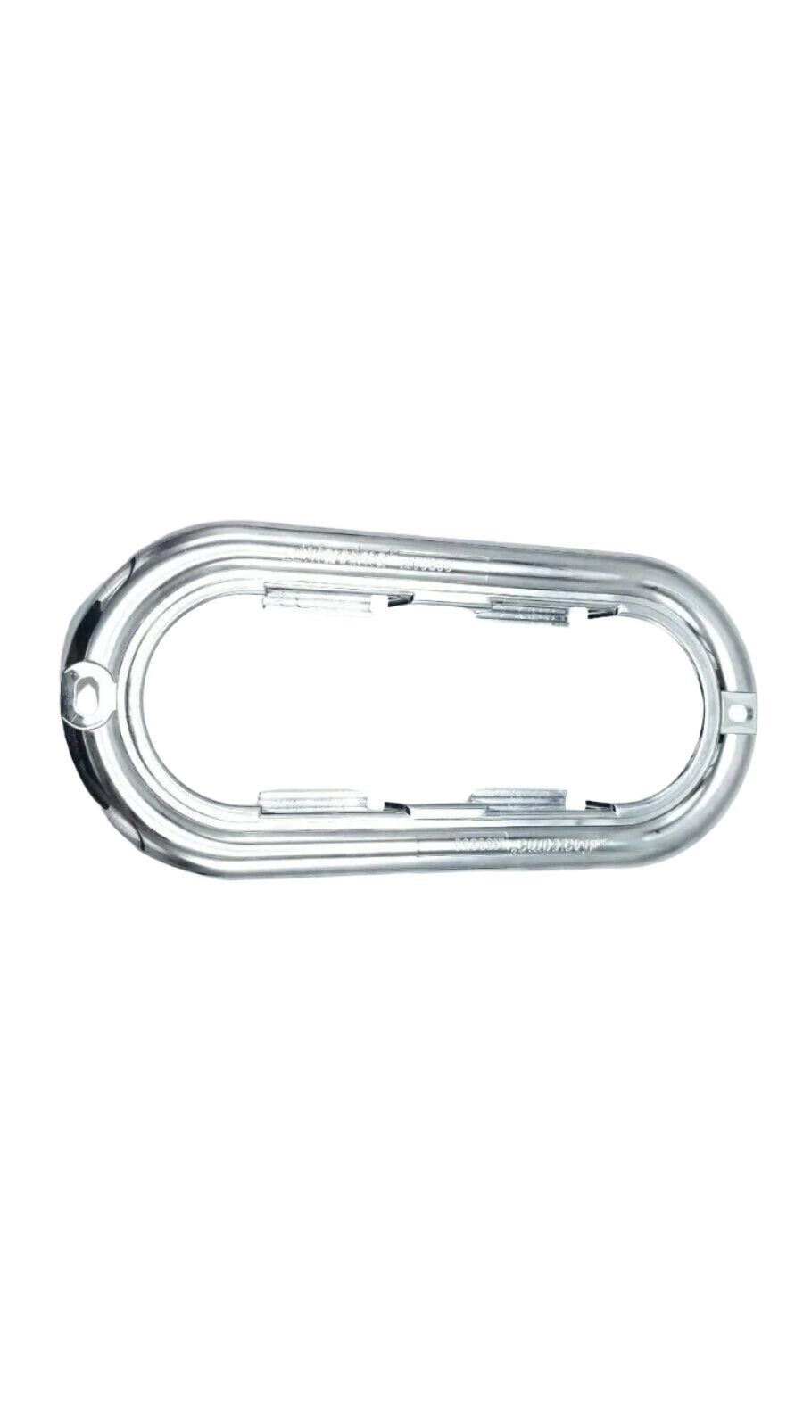 6" Oval Trim Ring Maxxima M63253CH Truck Trailer Plastic Chrome Bezel Cover (M63253CH)