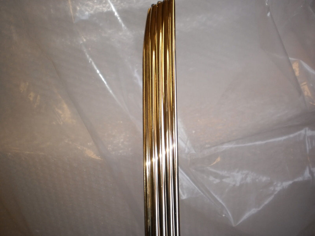 1FT - 1" Brass Insert Screw Cover Trim T Molding RV Marine Car Truck Flexible  (LD4379-99)