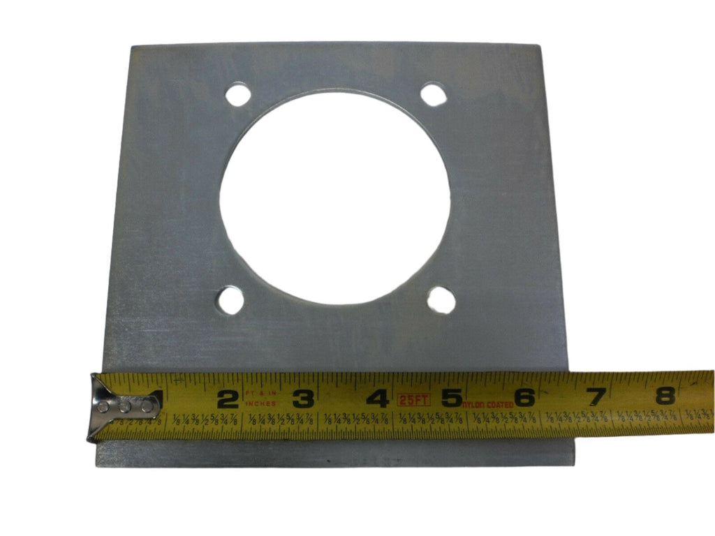 5 - Zinc Plated Recessed 5000 D Rings with Backing Plates Bolts Car Trailer  (RR5K-LOTOF5)