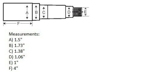 6 x 5.5" Replacement Idler Hub SQUARE Stub End Trailer Axle 3500# #84 (STUB-84-655-H-SQ)