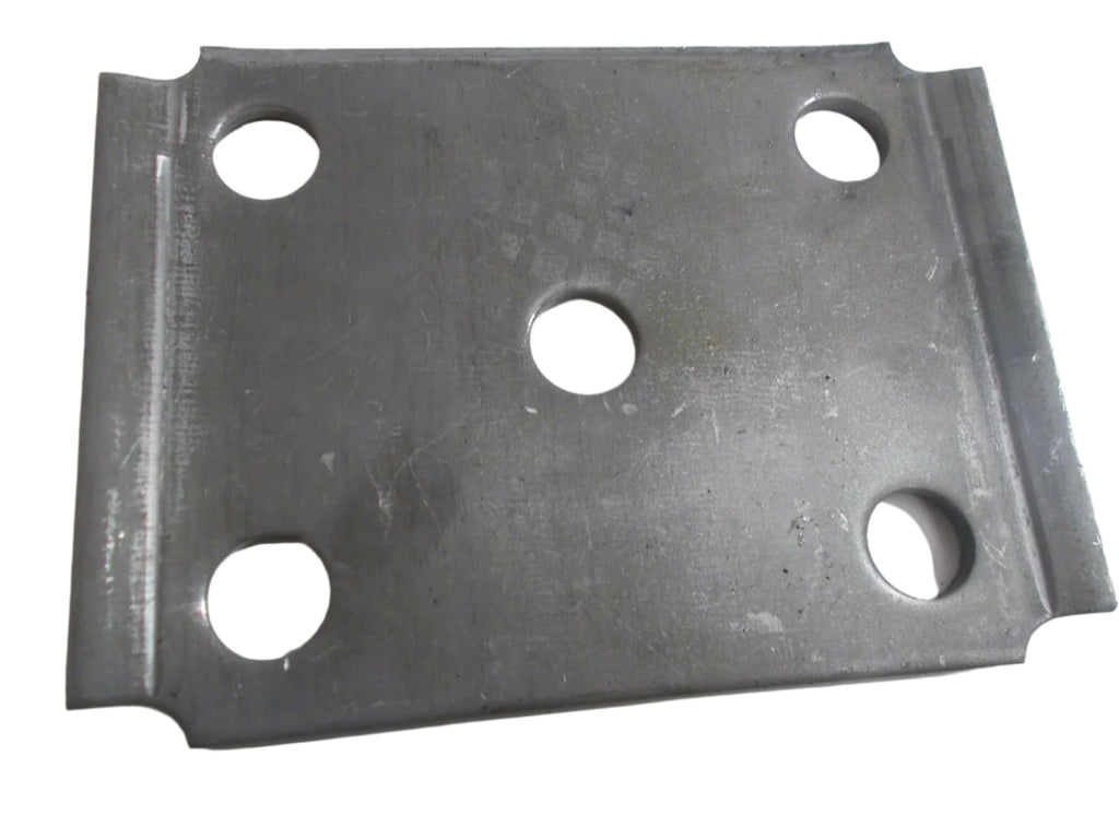 Round U-Bolt 3" x 7-1/4" Thread Size 9/16" Lock Nuts w/ Tie Plates Trailer Axle  (UBK-7000-R-916)