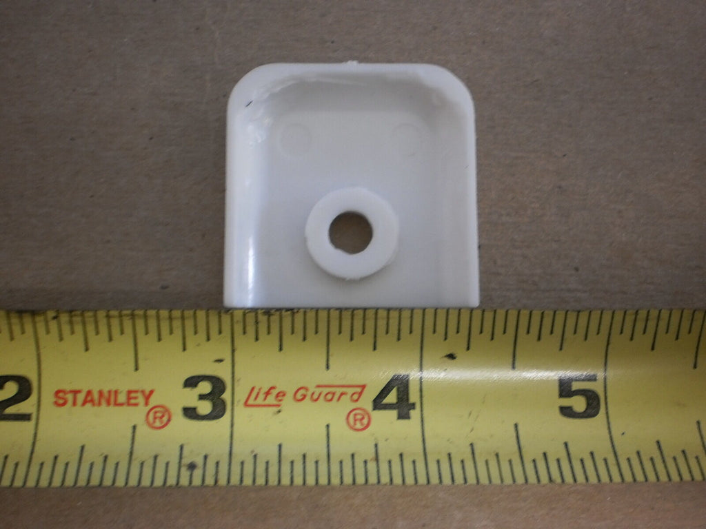 10 - 1" Universal White Molding Trim Plastic End Cap RV Camper 5th Wheel Trailer (MEC-W-LOTOF10)