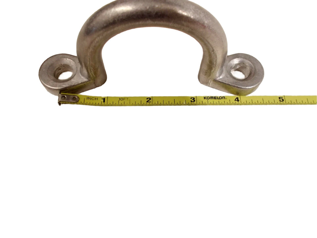 4 x Aluminum Rope Tie D Ring Cargo Horse Trailer Handle RV Camper Loop Boat (TL20012ABX4)