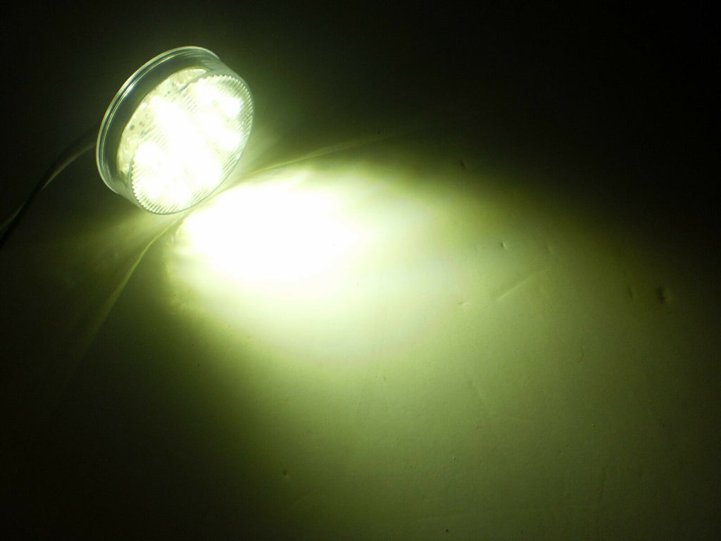 Maxxima 2 1/2" Round White Interior 13 LED Courtesy Light 2.50" M11300WCL (M11300WCL-KIT)