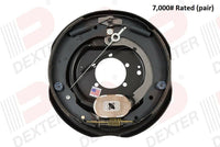 Dexter 12"x2" Never-Adjust Nev-R-Adjust Electric Trailer Brake Backing Plate 7000#  Right Hand (023-465-00)