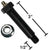 Greaseable Tandem Axle Trailer Suspension Rebuild Kit Wet 3/4 Center Bolt, 2.562" Shackle Straps, EQ 458 (SRK-TA-WB-458)