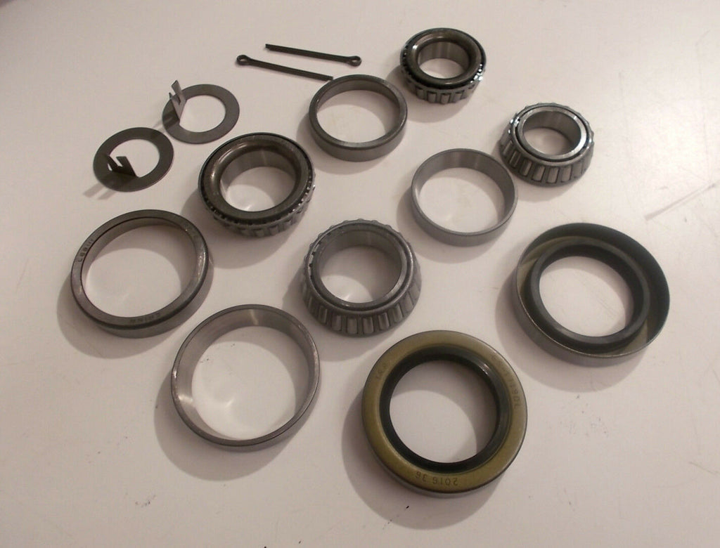 TWO (2)  Trailer Bearing Kits for 3500# Trailer Axle L44649 / L68149 Bearings BK2-100 #84 spindle