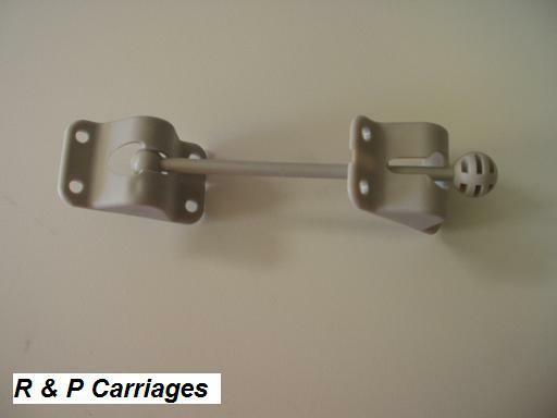 Trailer Cargo Door Hold Back Catch Camper 6" grey (DHB-6G)