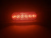 Trailer Red 6" Oval LED Grommet Mount S/T/T Light, 6 Diode, AMP CONNECTION (J-656-RS-KIT)