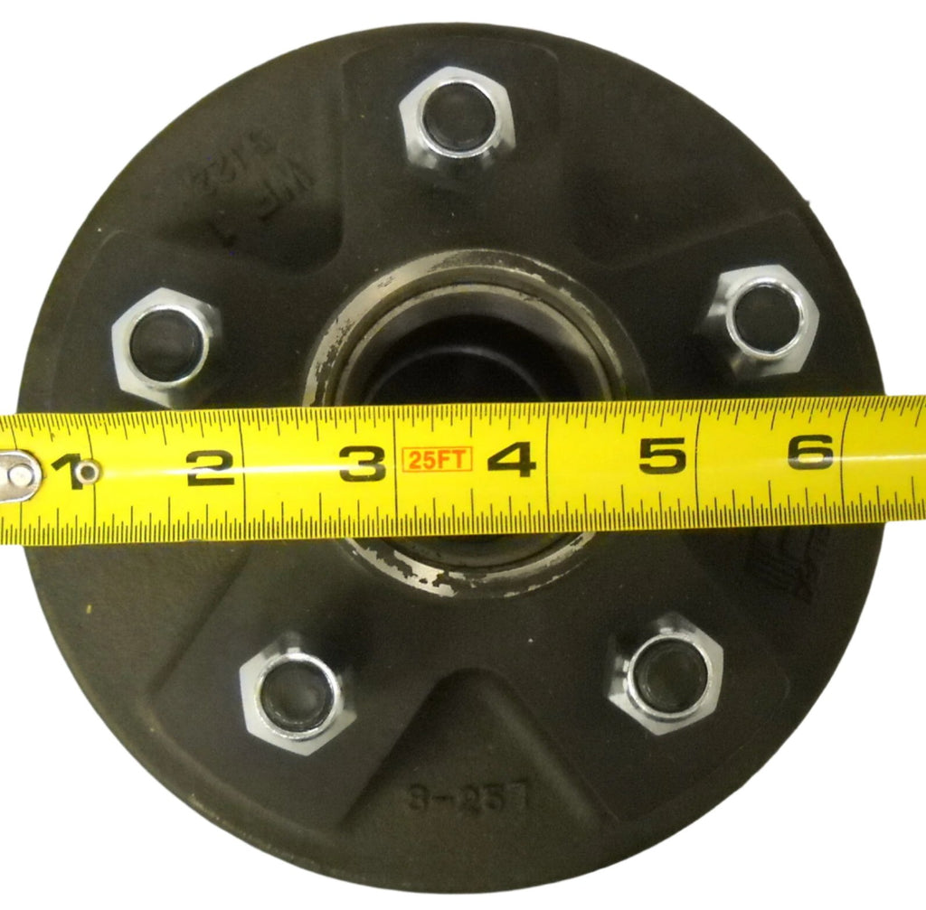 7" Genuine Dexter 5 x 4.5 Drums 2000# RIGHT SIDE Backing Plate Repair Trailer (825704-B-DEX-R)