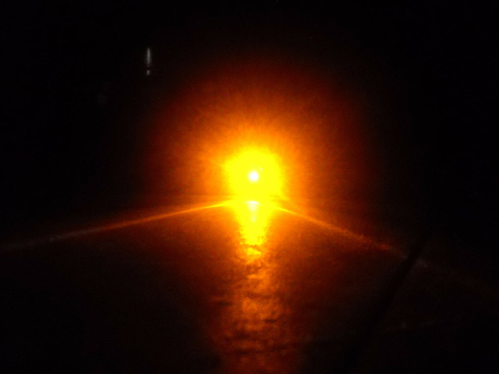 3/4" Amber Mini Hot Spot Bullet 1 LED Clearance Marker Trailer Truck Light (J-54-A)