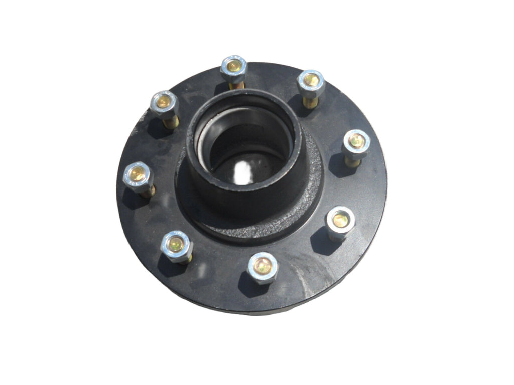 2- Genuine Dexter 8x6.5 Hubs with 7000# Bearing Kits Replace Trailer Idler Axle (821309-KITX2)