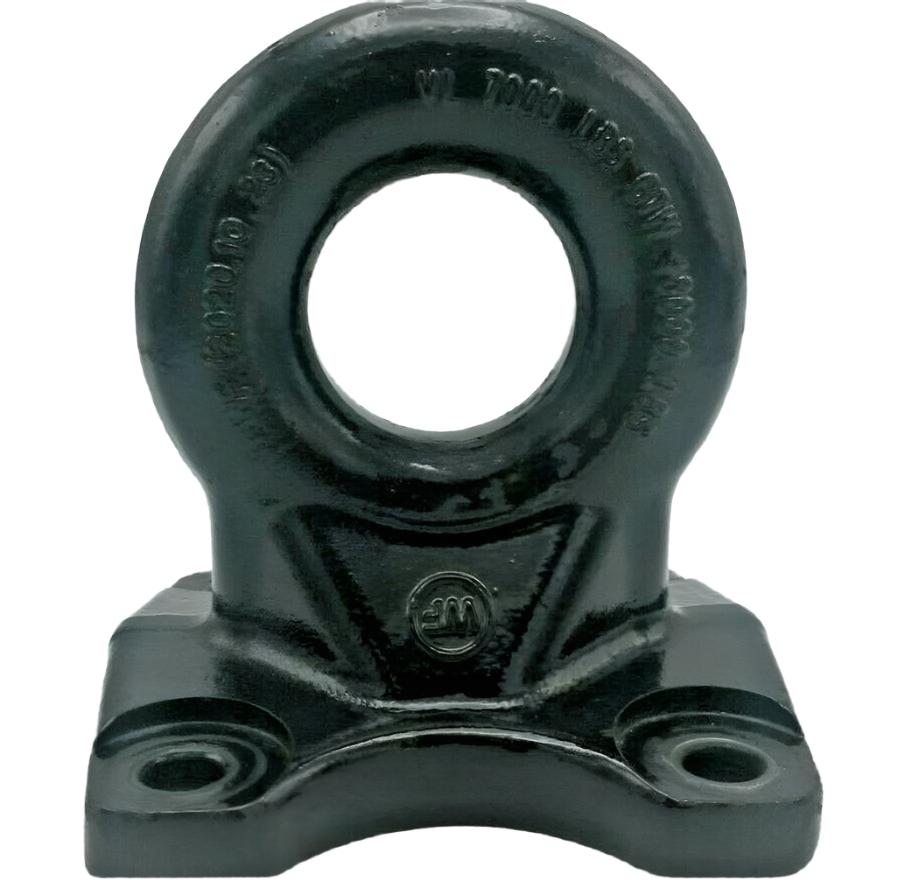 Bolt On Heavy Duty 2.5" Lunette Eye Pintle Ring Coupler 42K Rating Trailer Truck (R49A)
