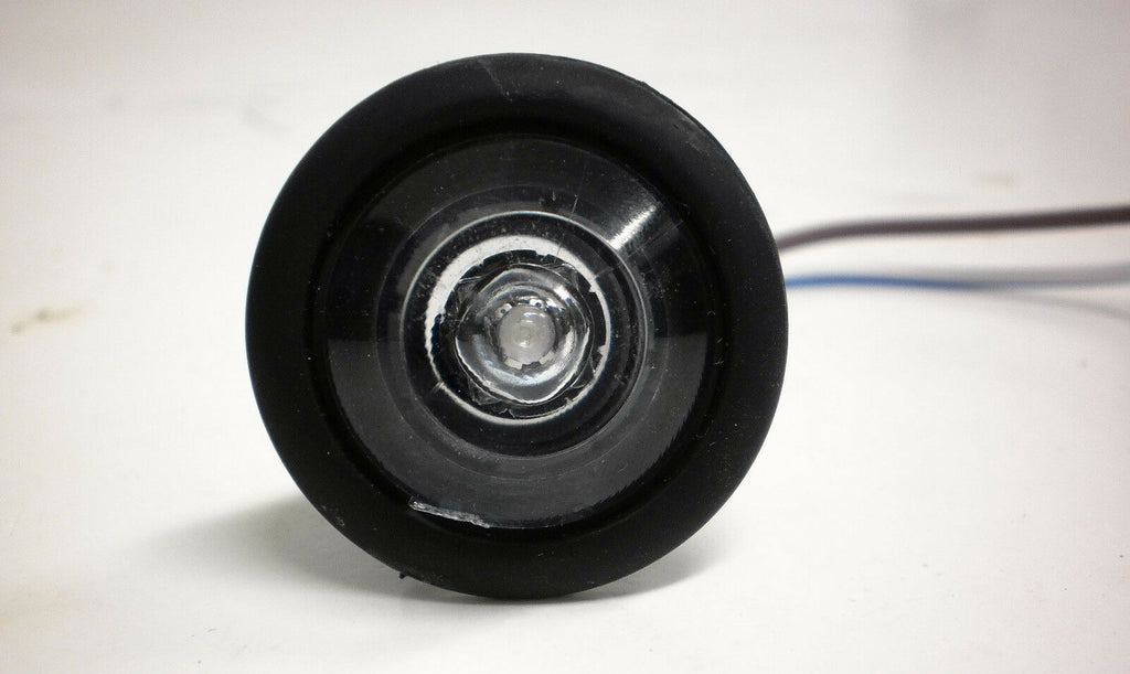 1" Round Blue Clear Innovative Shorties Marker Clearance Hot Bullet Trailer (011-2530-1)