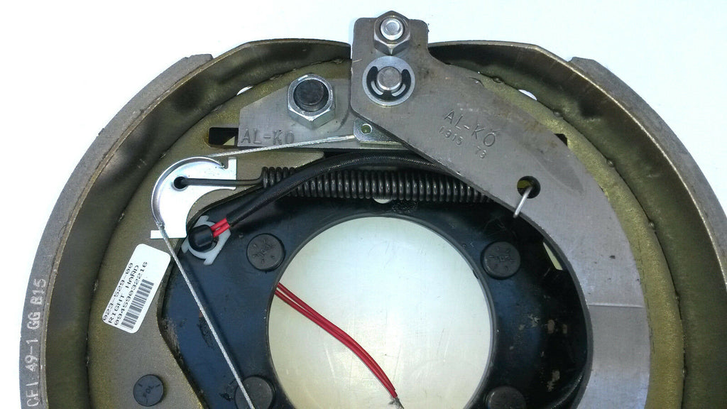 AL-KO Right Brake 12-1/4x3-1/2 Backing Plate 10K ALKO Trailer Electric Axle 7290 (023-529-00)