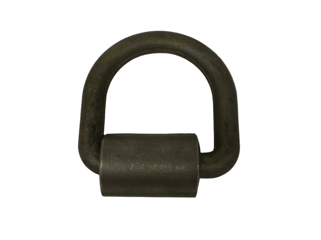 5/8" Weld On D Ring Chain Tie Down 18,000 Rated Trailer Truck Rope Forged Loop (LRW1)