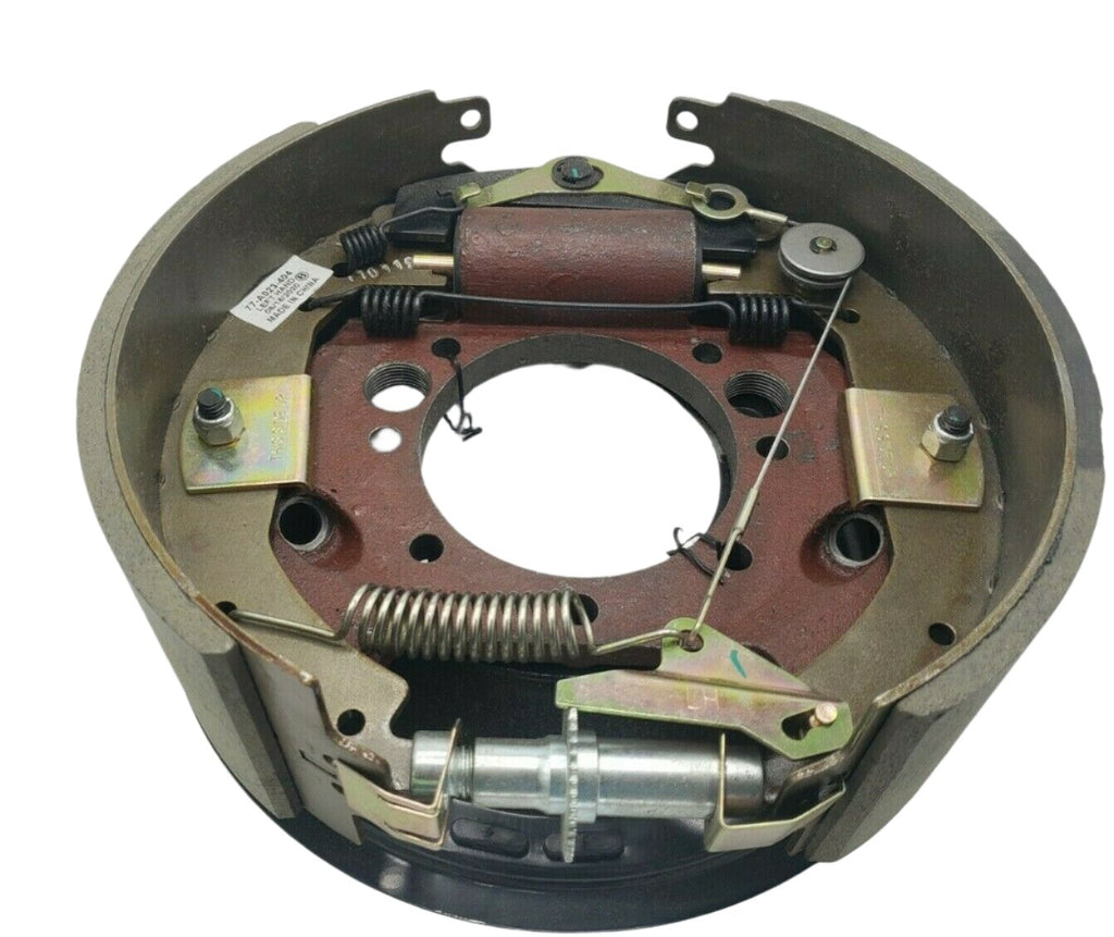 Left Hydraulic Brake Backing Plate 12-1/4 x 4 fits Dexter K23-404-00 10KHD 9-27  (77-A023-404)