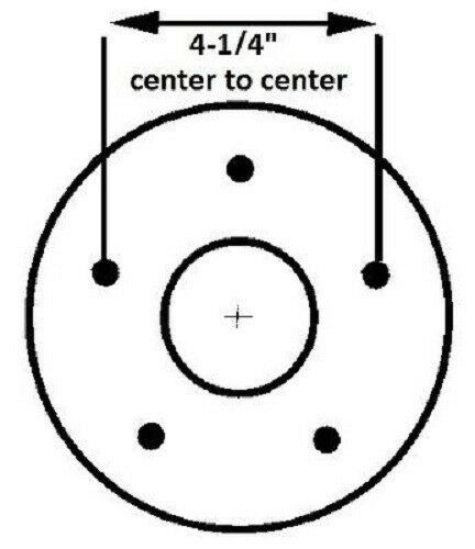 3500# Trailer Axle Wheel Hub fit Dexter ALKO Axis 5x4.5 Axle (SH2RV545-KIT)