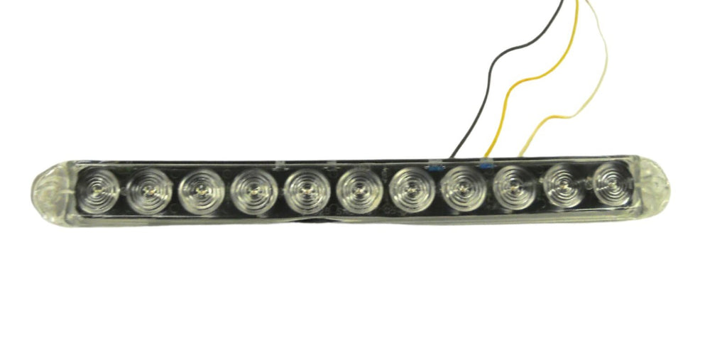 ONE - 15" Slimline LED Amber Clear Park Turn Tail Light Trailer Camper RV (J-535-AC)