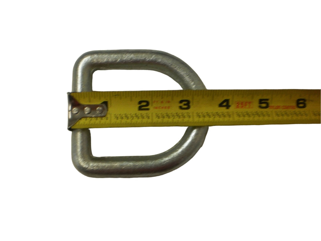 4 - 1/2" Lashing Tie down D Rings Zinc 12,000# Tractor Equipment Heavy Duty (LRB1-LOTOF4)