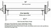 Dexter ALKO 3500# Bare Axle Beam 94" Hub Face Heavy Duty 3" Tube EZ Lube HD (3500-94-3-KIT)