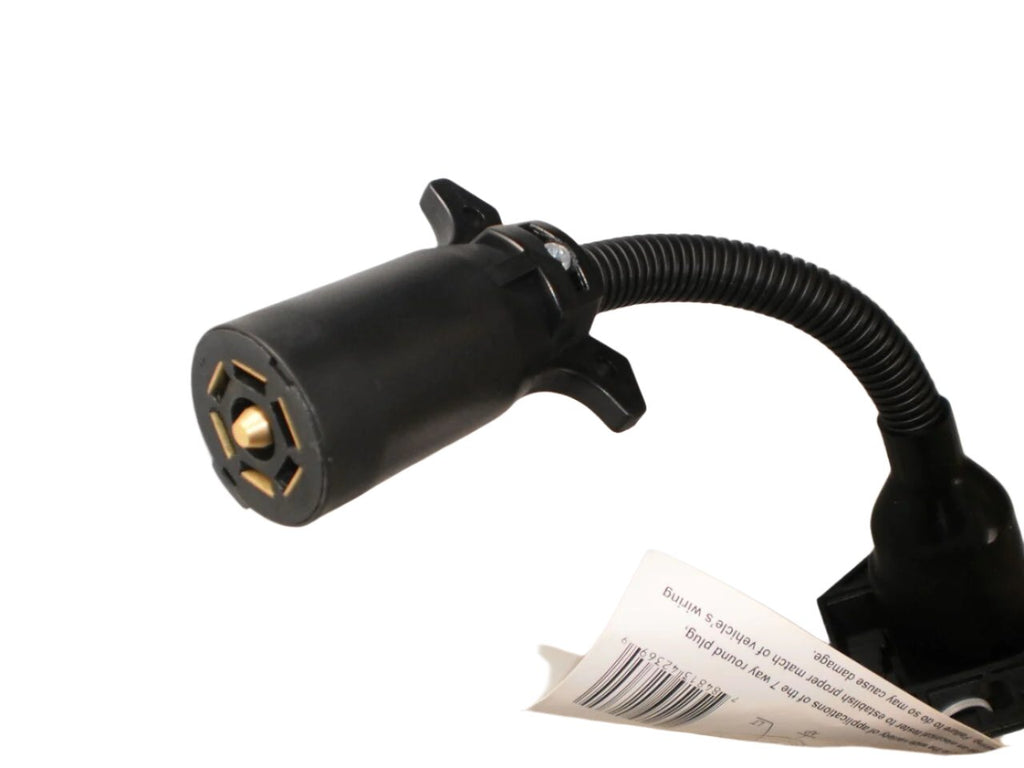 7 Round Pin Trailer- 7 blade Truck Plug Cord Adapter Electrical light Connector  (F77R)