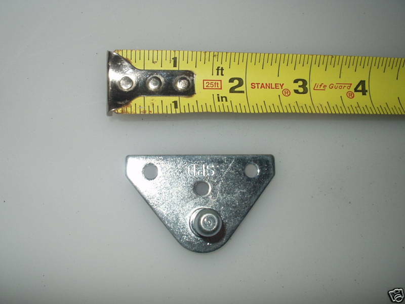 10MM Flat Bracket 1-1/4" Mount Flange Gas Strut Prop Rod (LPB12)