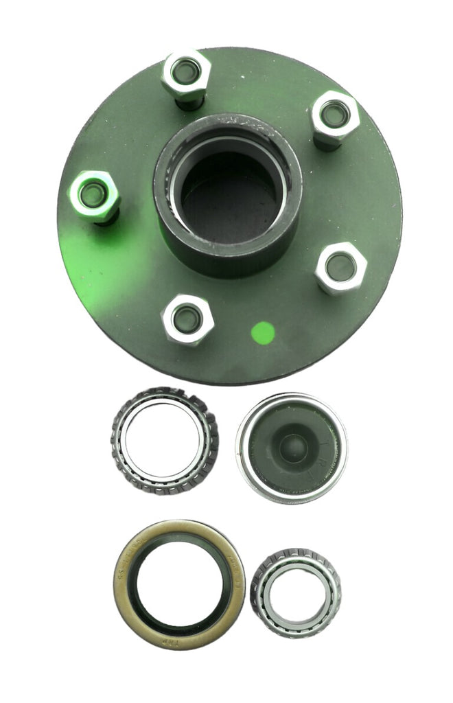 1- 5x4.75 Idler Hub with 3500# Bearing Kit Replace Trailer Axle fits Dexter ALKO (SH2RV5475-KIT)