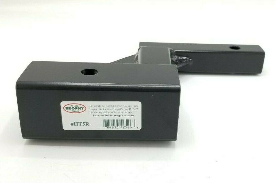 CR Brophy Hitch Adapter 1-1/4" to 2" Trailer Hitch Receiver with 5" Rise (HT5R)