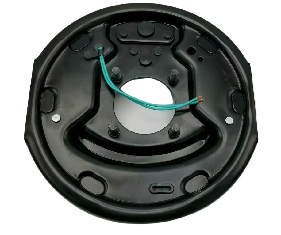 Left Side 10" x 2.25" Trailer Electric Brake Backing Plate 3500 Axle  Shoe Axel (10RVEBLH)