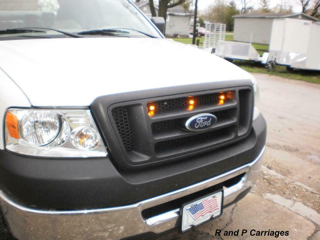 10- Maxxima 3/4" Amber LED Clearance Marker Truck Light (M09300Y-LOT10)