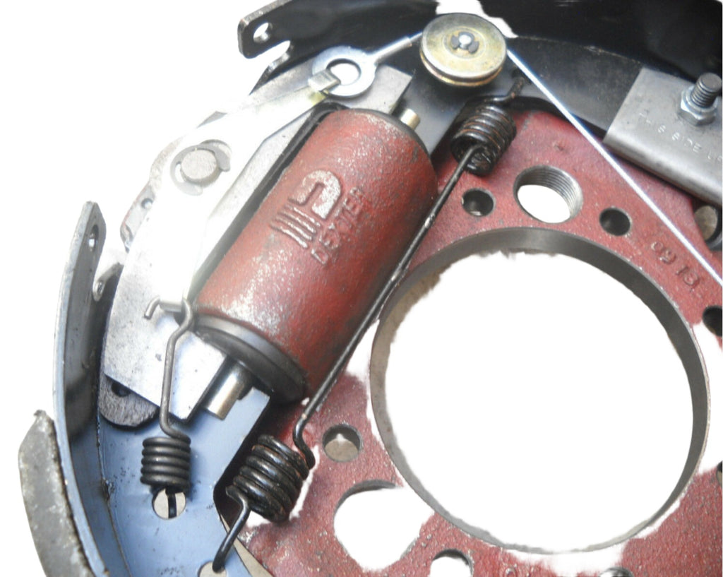 12-1/4 x3-3/8" Dexter Right Hydraulic Brake Backing Plate Trailer 10000 10K Axle (023-411-00)
