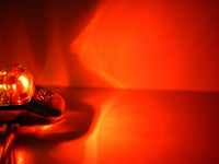 2 - Tecniq Red/Amber Trailer fender marker light Stainless Steel Bezel USA (S90-0000-1 + S90-0SS0-1-LOTOF2)