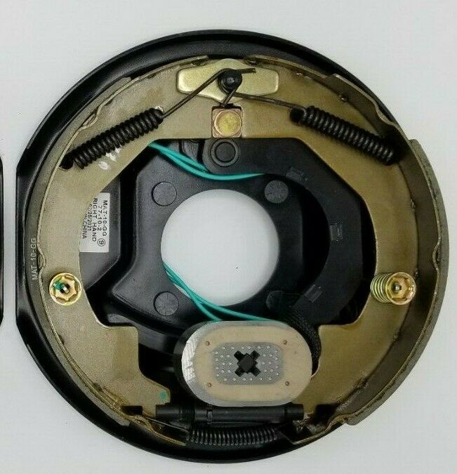 Right Side 10" x 2.25" Trailer Electric Brake Backing Plate 3500 Axle  Shoe Axel (10RVEBRH)