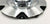 Series 06 Black Center Cap Cover 13" & 14" Trailer Rim Tire Hi-Spec Wheel Camper (90098B)