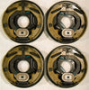 4- (2 Pair) 10" x 2.25" Complete Electric Trailer Brake Backing Plates 3500 Axle (10RVEBRH + 10RVEBLH-LOTOF2)