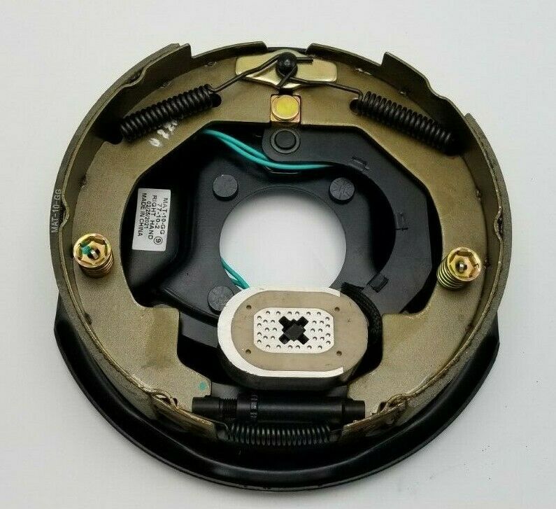 Right Side 10" x 2.25" Trailer Electric Brake Backing Plate 3500 Axle  Shoe Axel (10RVEBRH)