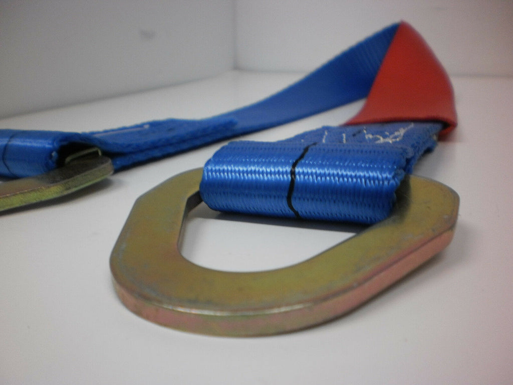 Set of 4 Car Tie Down Axle Straps Trailer Truck RV Axel 10,000# Flatbed Auto (TSA3-LOTOF4)