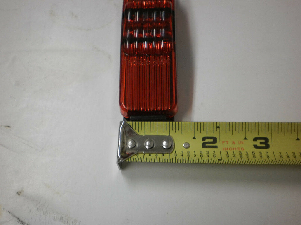 TecNiq Red LED Clearance Side Marker Light 1x4 Camper / Trailer Truck USA (S19-RR00-1-KIT)