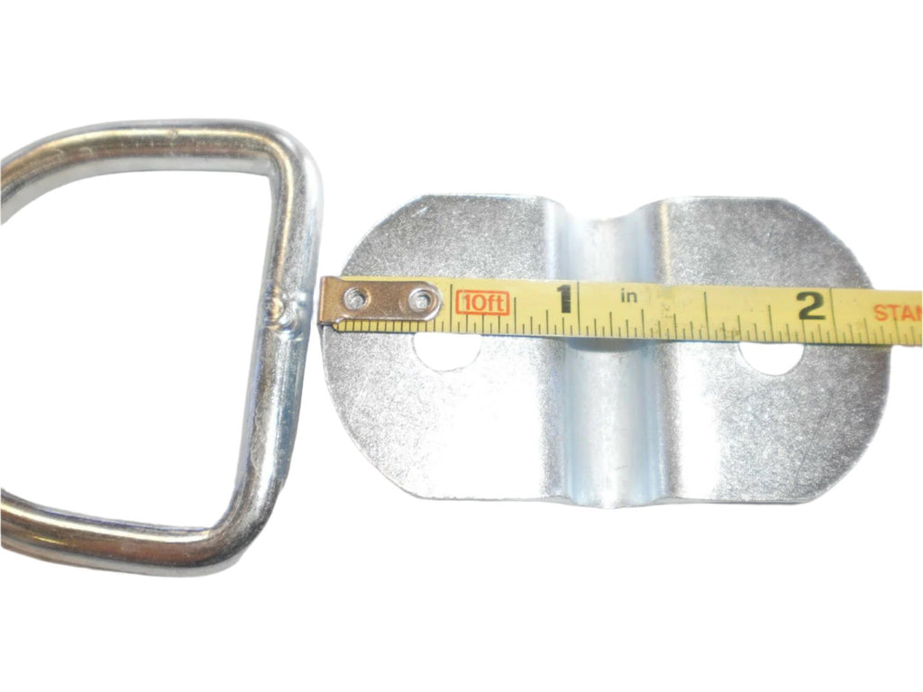 One  Rope  "D" Ring,Tie Down Loop, Trailer 1,000 pound  3/16" ATV Jeep Truck (SR10)