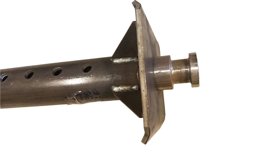 Drilled Gooseneck to 5th Wheel Plate King Pin Adapter Pipe Hitch Trailer Coupler (2085205-DRILLED)