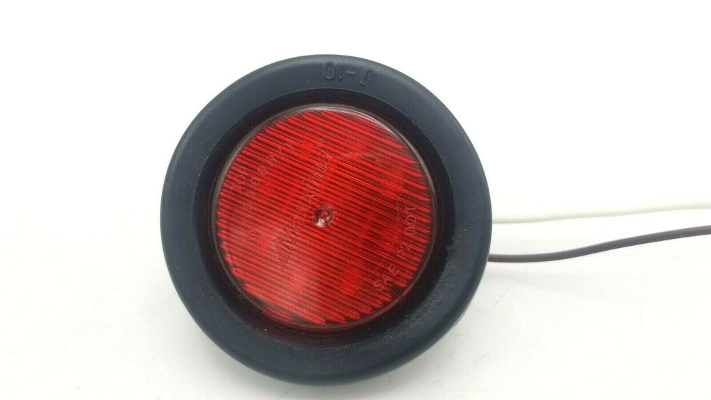 Maxxima 2" Red LED Marker Clearance Light Kit w/Plug & Grommet Trailer RV (M09100R-KIT)