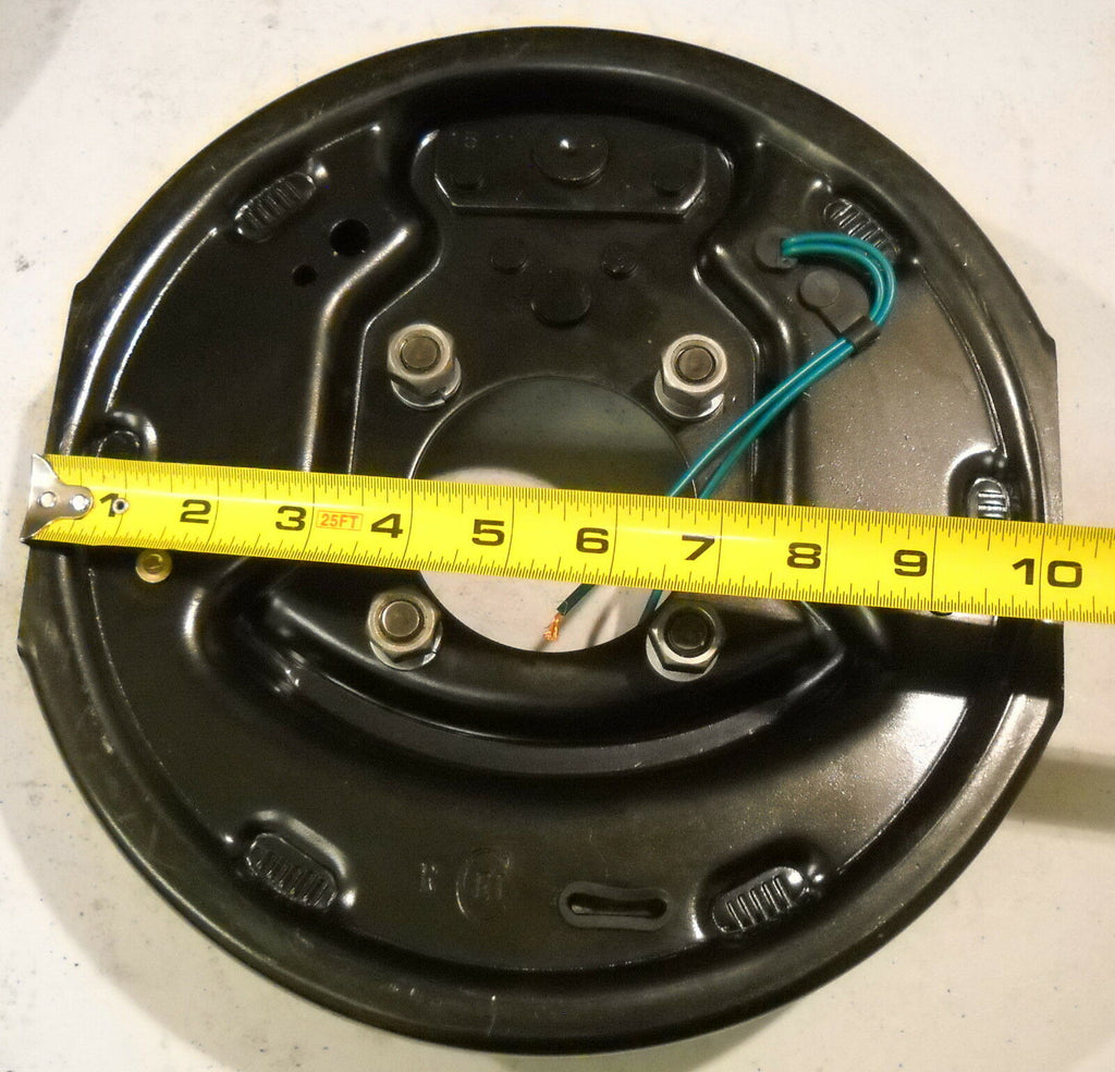 Right Side 10" x 2.25" Trailer Electric Brake Backing Plate 3500 Axle  Shoe Axel (10RVEBRH)